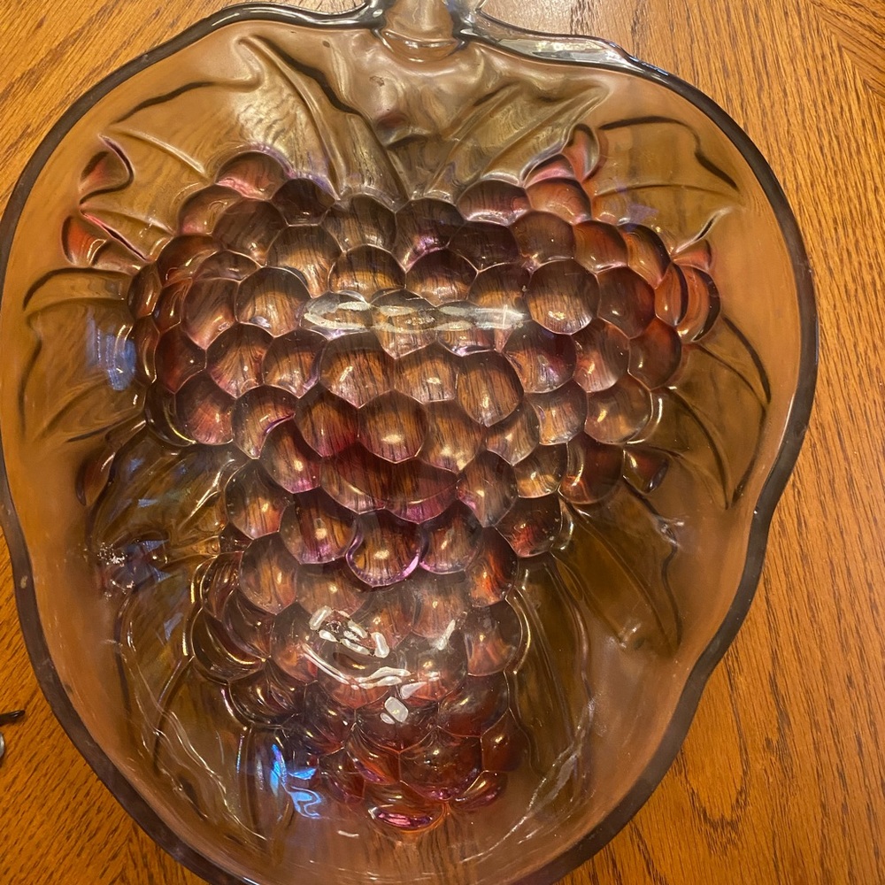 Tiara Glass Rainbow Mist Bowl
